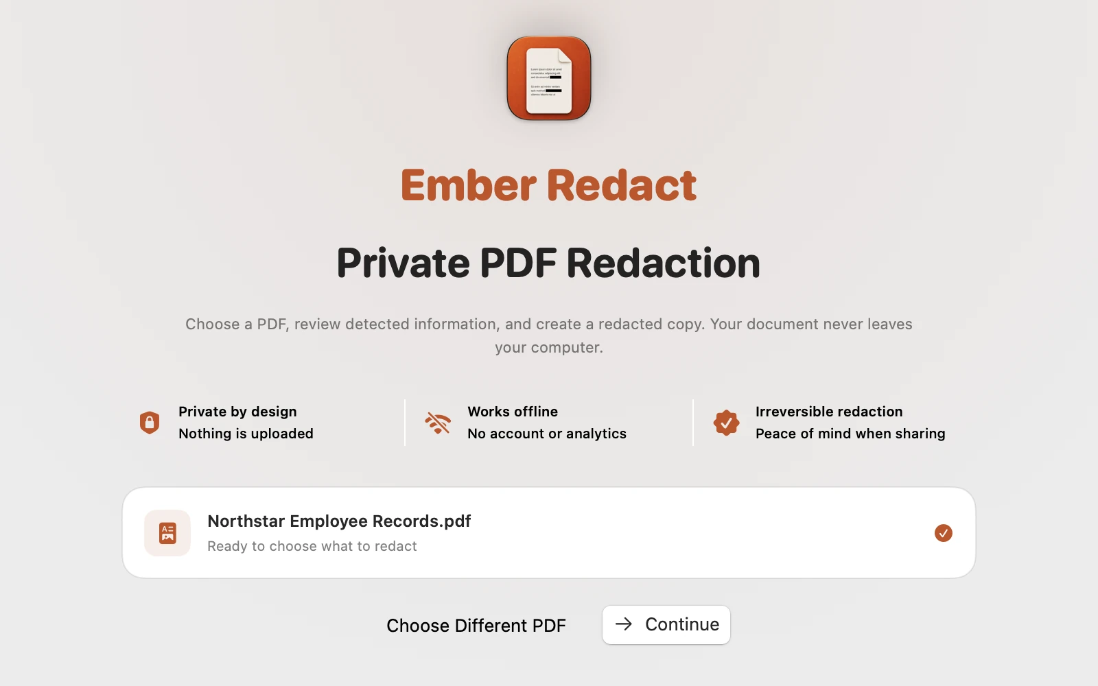 Step 1: Choose a PDF